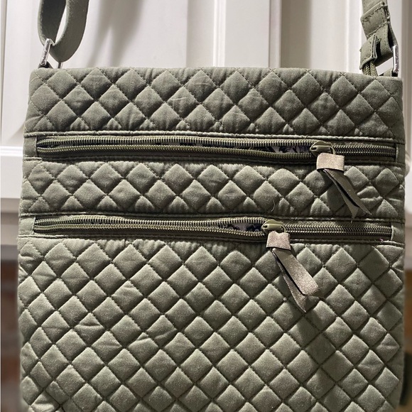 Vera Bradley Triple Zip Crossbody Purse - Picture 10 of 15